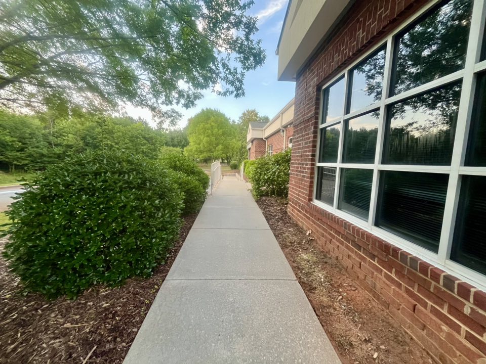 example of commercial pressure washing
