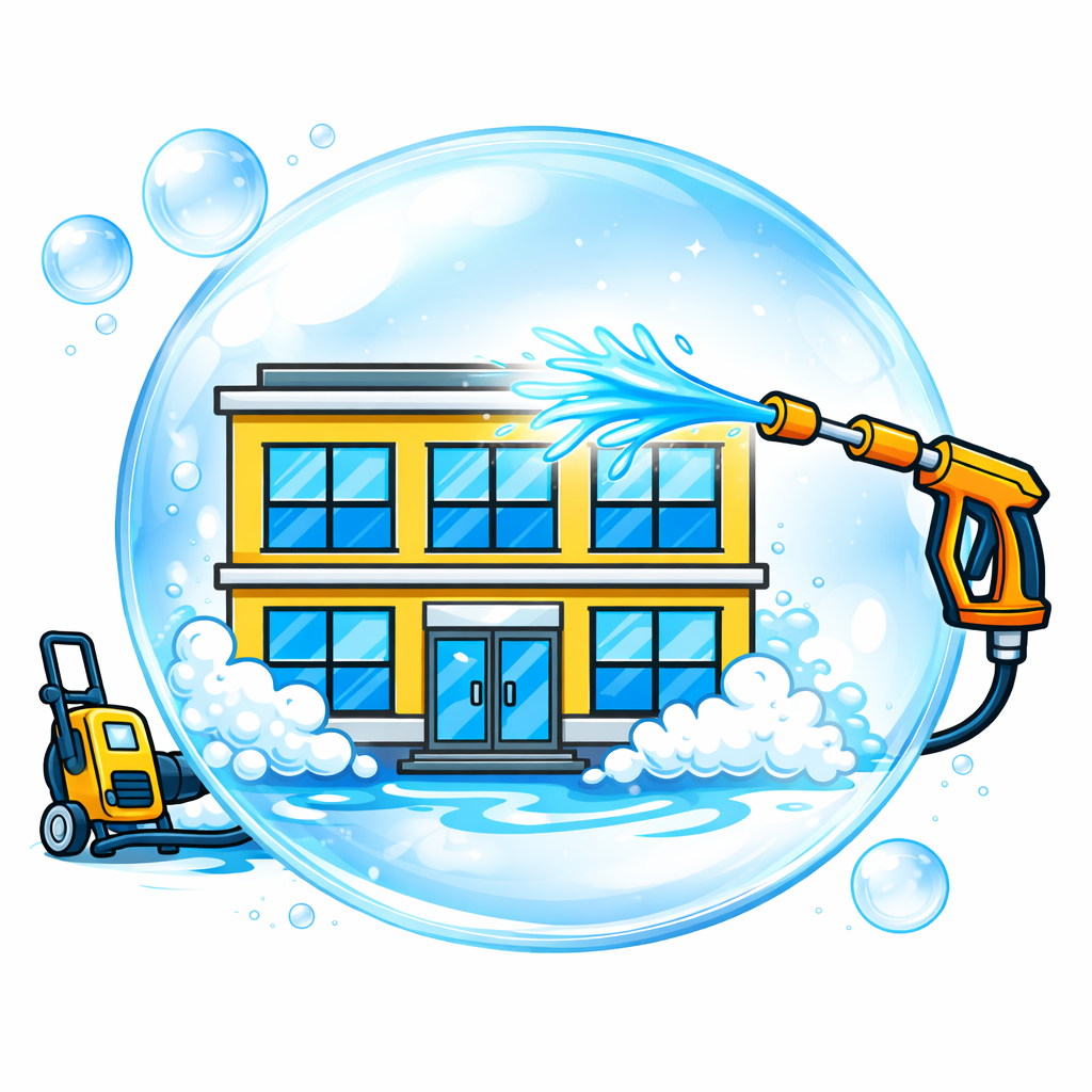 commercial pressure washing icon