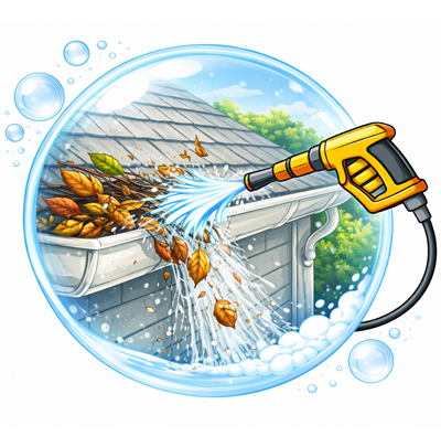 gutter cleaning icon