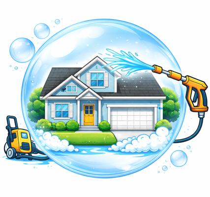 house washing icon